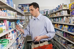 Продажа лекарств в супермаркете
